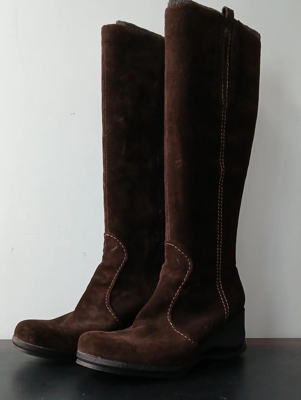 NINE WEST Tall Leather Riding Boots - Sz 10